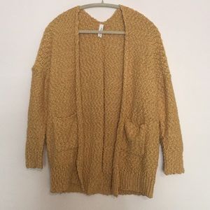 Mustard cardigan
